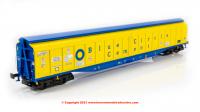 5024 Heljan IWB Cargowaggon number 33 80 279 7 611 in Blue Circle Cement Yellow livery